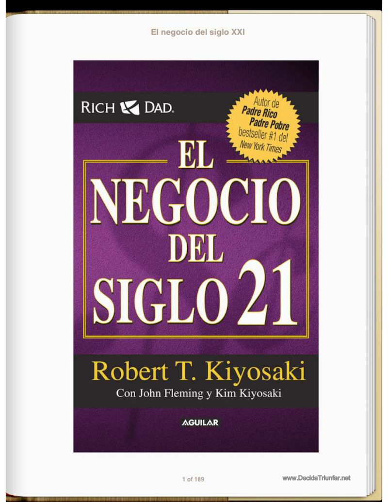Portada de El Negocio del Siglo XXI